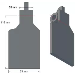 Sportello del vomere 6-65-110L